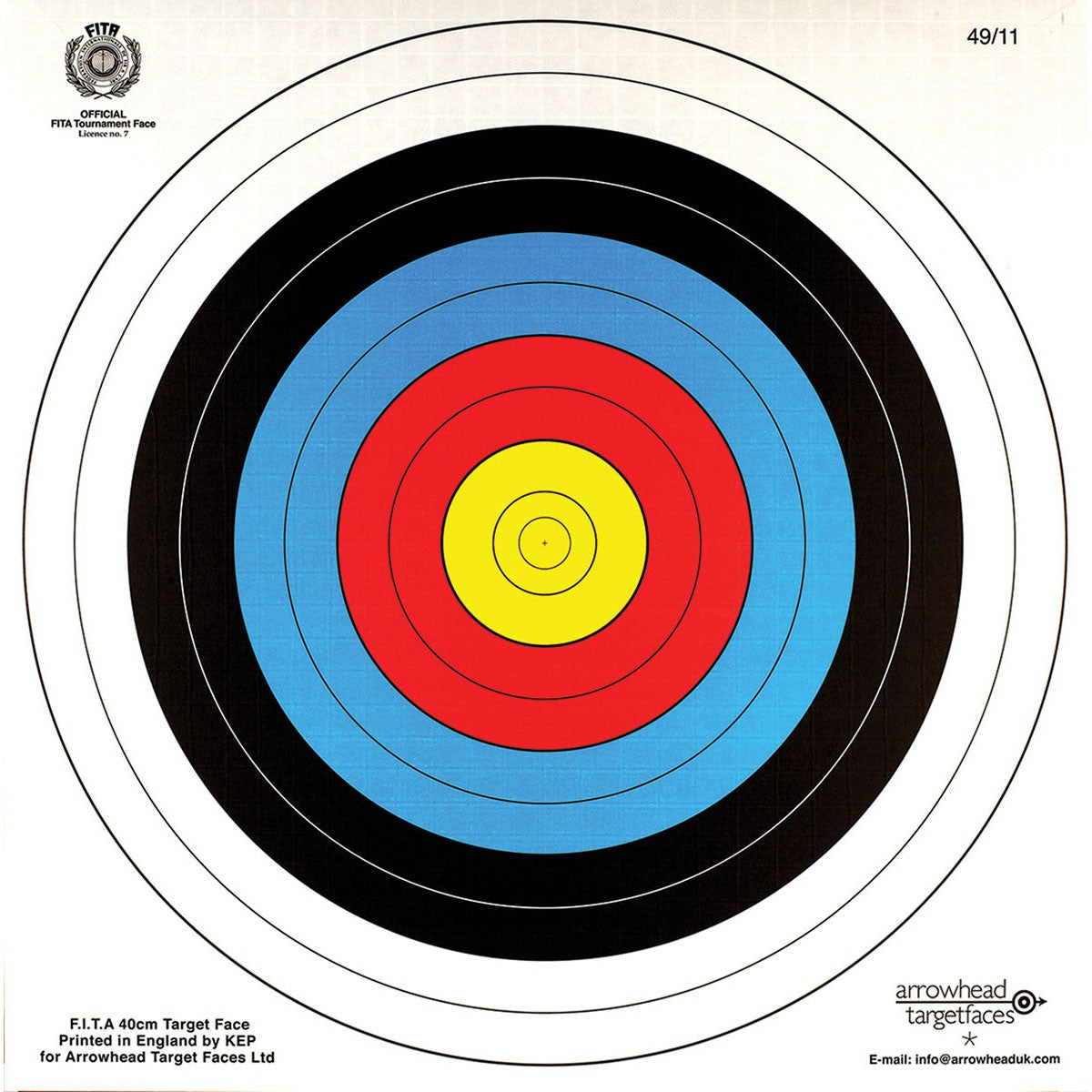 40cm Single Target Face