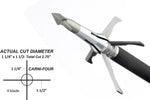 Carnifour 1 1/2" x 1 1/4" 100gr - 4 Blade