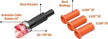 Nock Out Half Moon Lighted Nocks