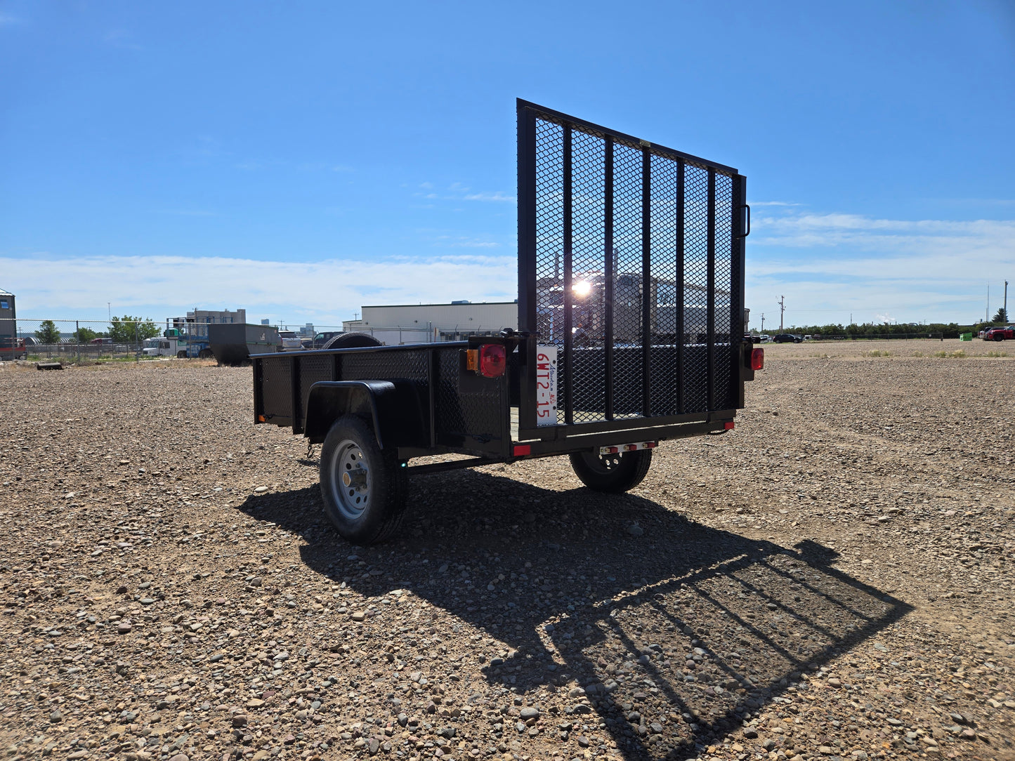 5'x8' Utility Trailer w/Ramp Gate